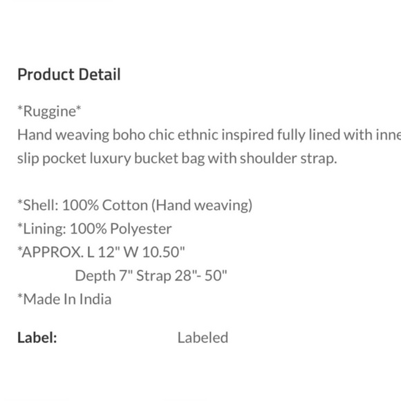 Handmade Luxury Boho Bucket Bag ~ Excellent Quality - Picture 7 of 13